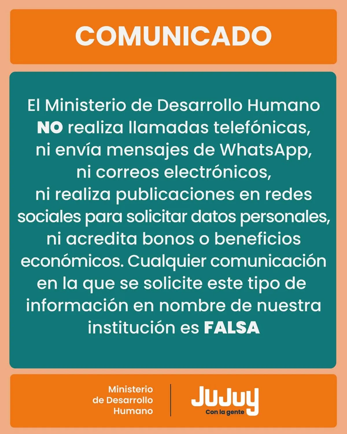 Bonos y datos bancarios: advierten sobre intentos de estafas