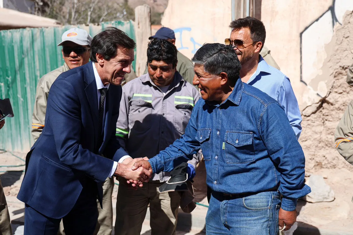 Sadir recorrió obras en Tilcara