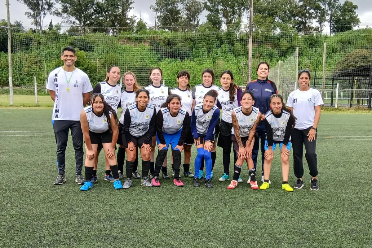 La Selección Argentina de Fútbol Femenino PC concentró en Jujuy
