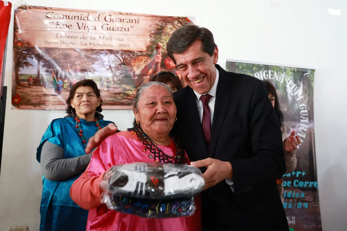 Sadir entregó insumos a comunidades guaraníes en San Pedro de Jujuy