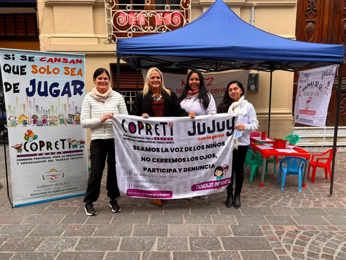 Jujuy fortalece la prevención y erradicación del trabajo infantil con acciones en toda la provincia