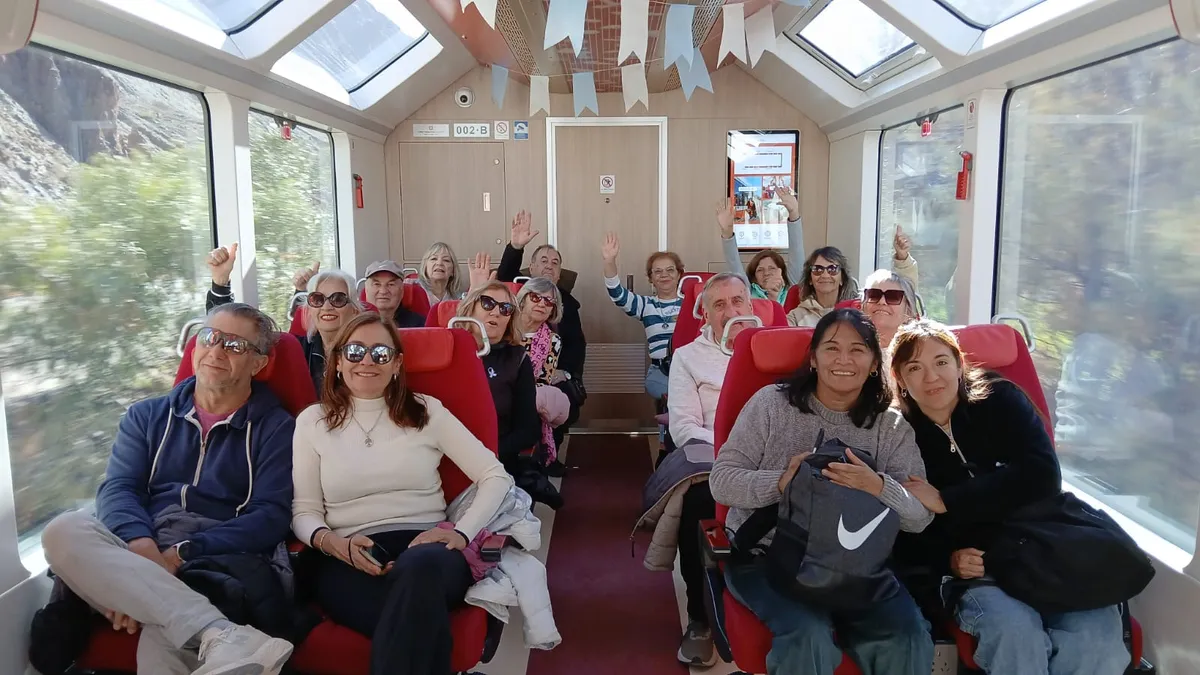 Tren Solar: capacidad completa en los cuatro días del fin de semana largo de julio, con más de 1.100 pasajeros