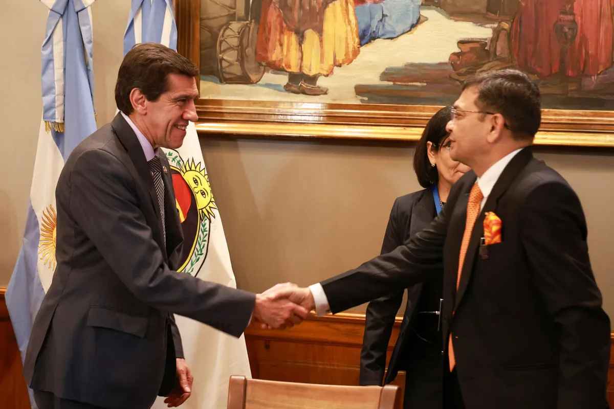 Sadir afianza la agenda internacional de Jujuy con potenciales inversiones mineras de la India