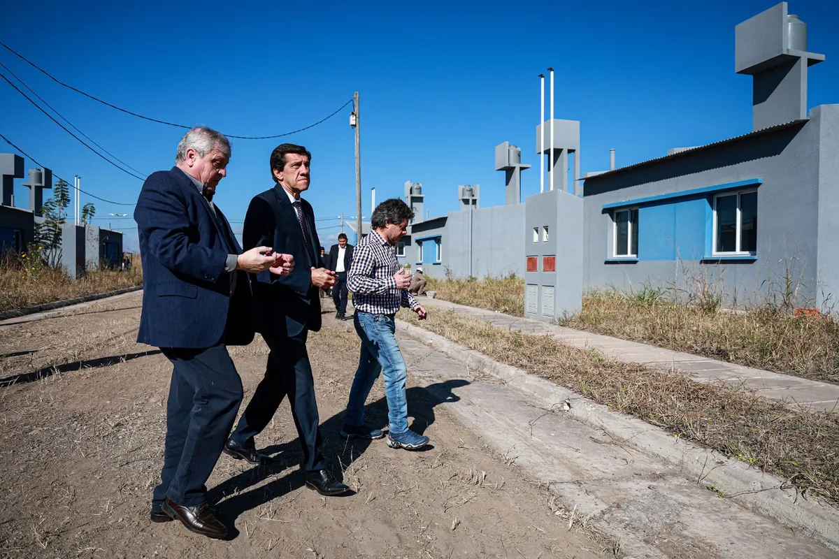 Con fondos provinciales, el Gobierno retomó la construcción de las 45 viviendas paralizadas en Alto Comedero