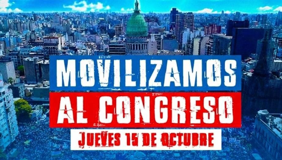 LIBRES DEL SUR SE CONCENTRA ESTE JUEVES FRENTE AL CONGRESO CONTRA LA USURA Y EN DEFENSA DE LA UNIVERSIDAD