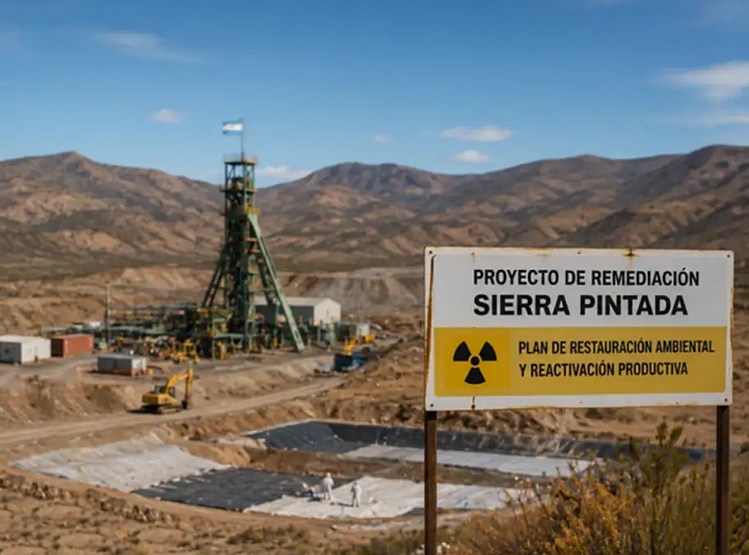 Sierra Pintada: la CNEA progresa en la planta que tratará radio y arsénico en San Rafael