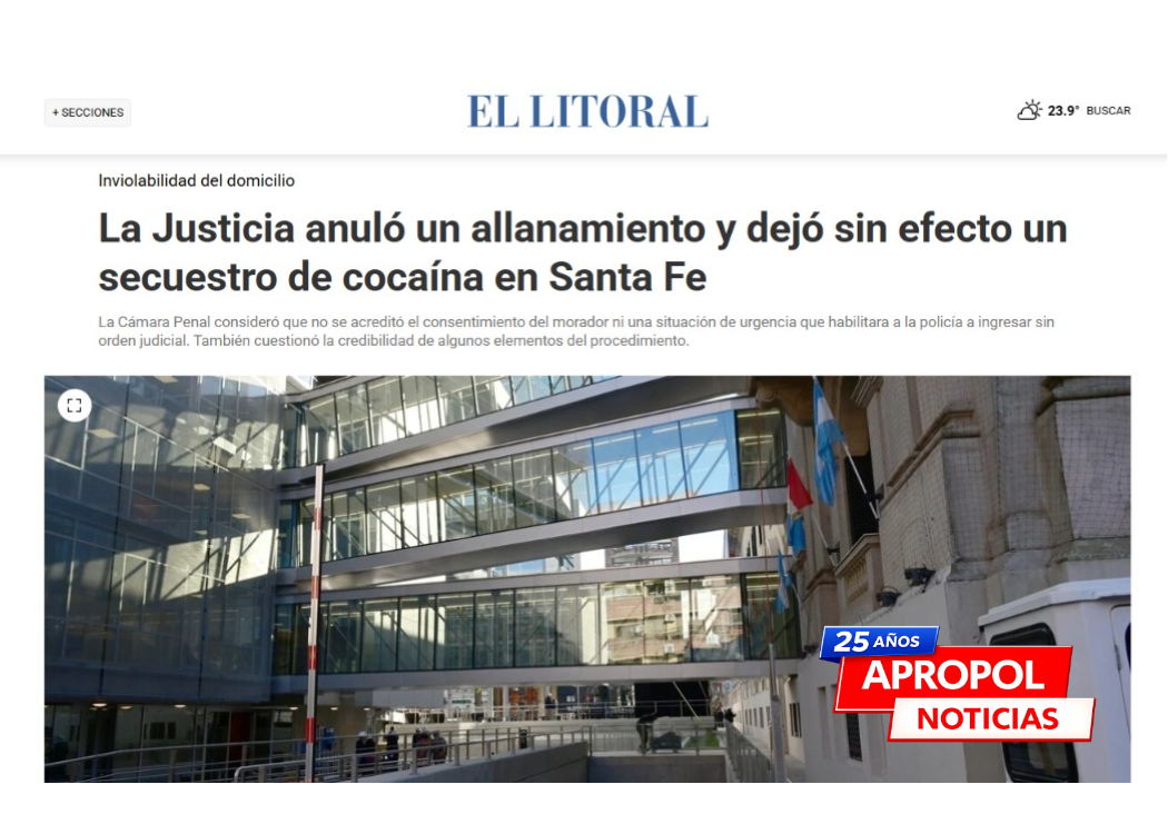 Otro revés judicial para el diseño de seguridad del Gobierno provincial