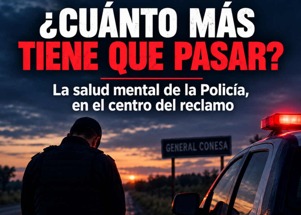 GENERAL CONESA: encontraron sin vida a un policía y renuevan el reclamo por la crisis de salud mental en la fuerza
