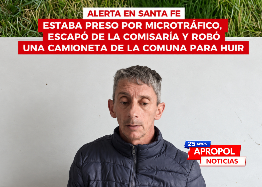 SANTA FE: Se fugó de una comisaría de Pilar y es intensamente buscado en la zona