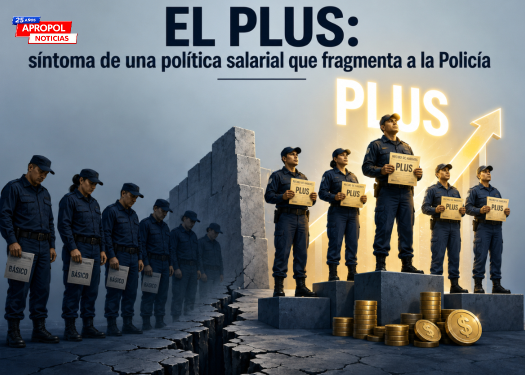 EL PLUS: síntoma de una política salarial que fragmenta a la Policía