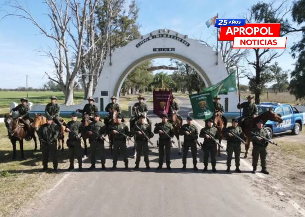 Santa Felicia: la Guardia Rural “Los Pumas” celebró sus 65 años de servicio en la provincia