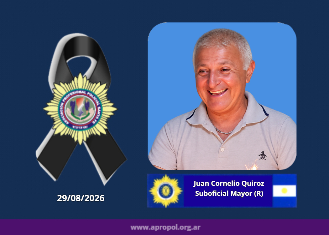 TOSTADO: falleció el Suboficial Mayor (R) Juan Cornelio “Pitón” Quiroz