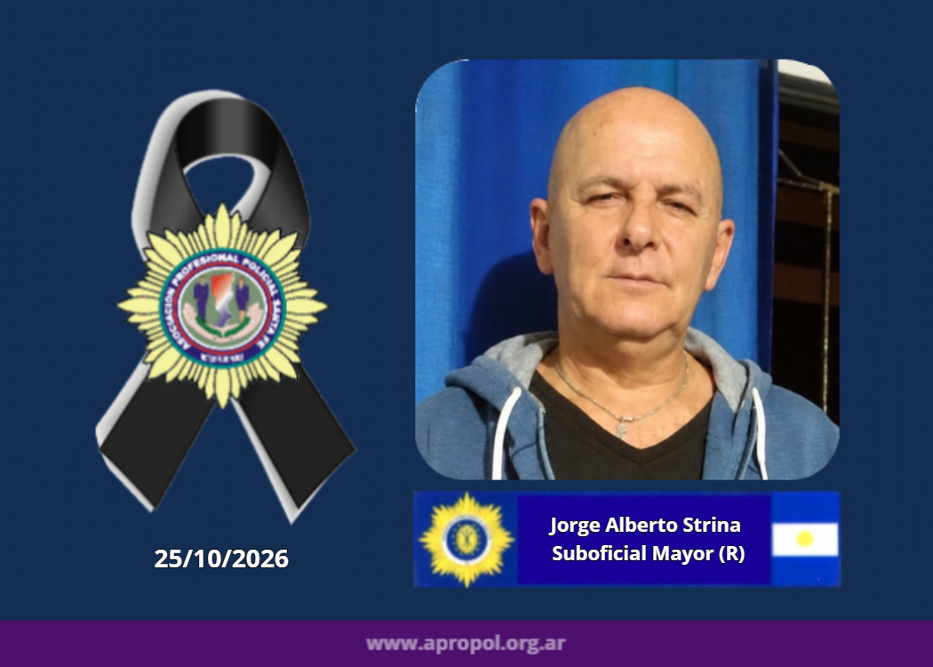 Falleció el suboficial mayor retirado Jorge Alberto Strina