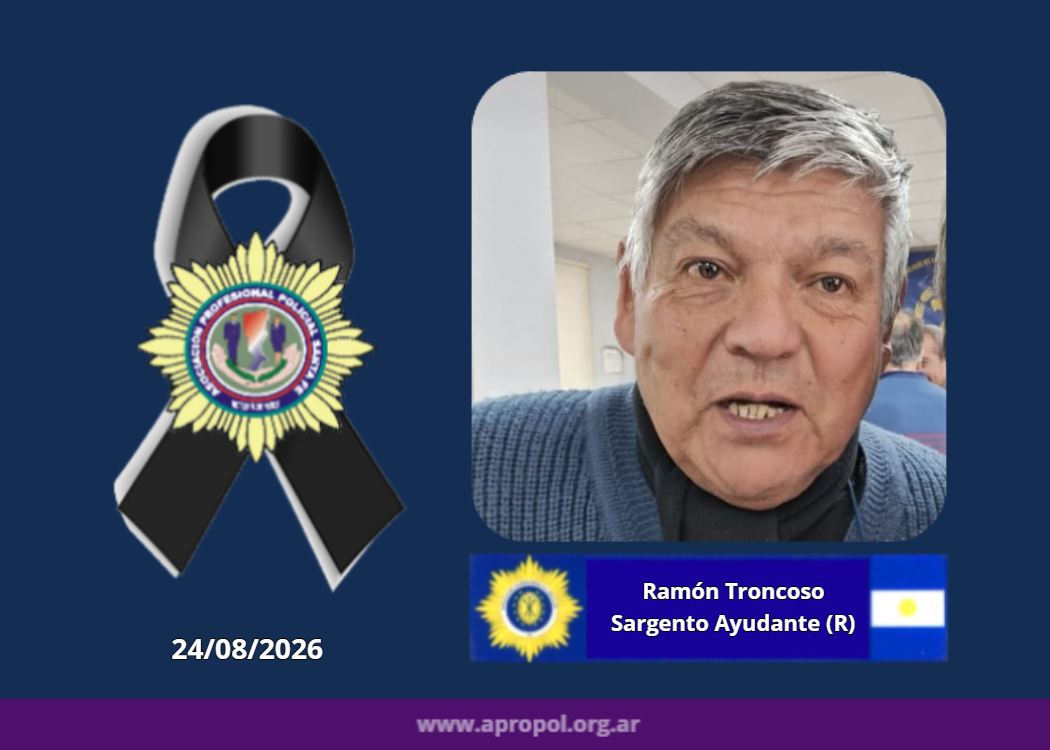 Dolor por el fallecimiento del Sargento Ayudante (R) Ramón «Tronco» Troncoso
