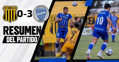 Mitre (SdE) 0 Godoy Cruz (M) 3