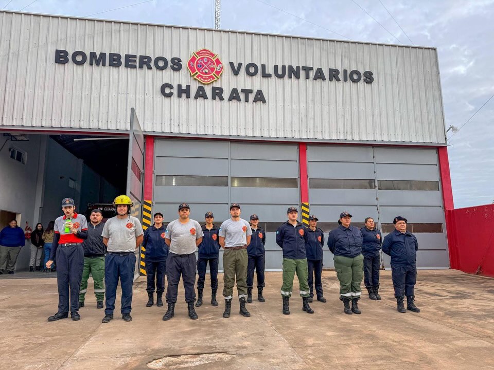 EL INTENDENTE RACH ,JUNTO A AUTORIDADES PARTICIPARON DEL DESAYUNO DE CAMAREDERIA JUNTO A BOMBEROS VOLUNTARIOS