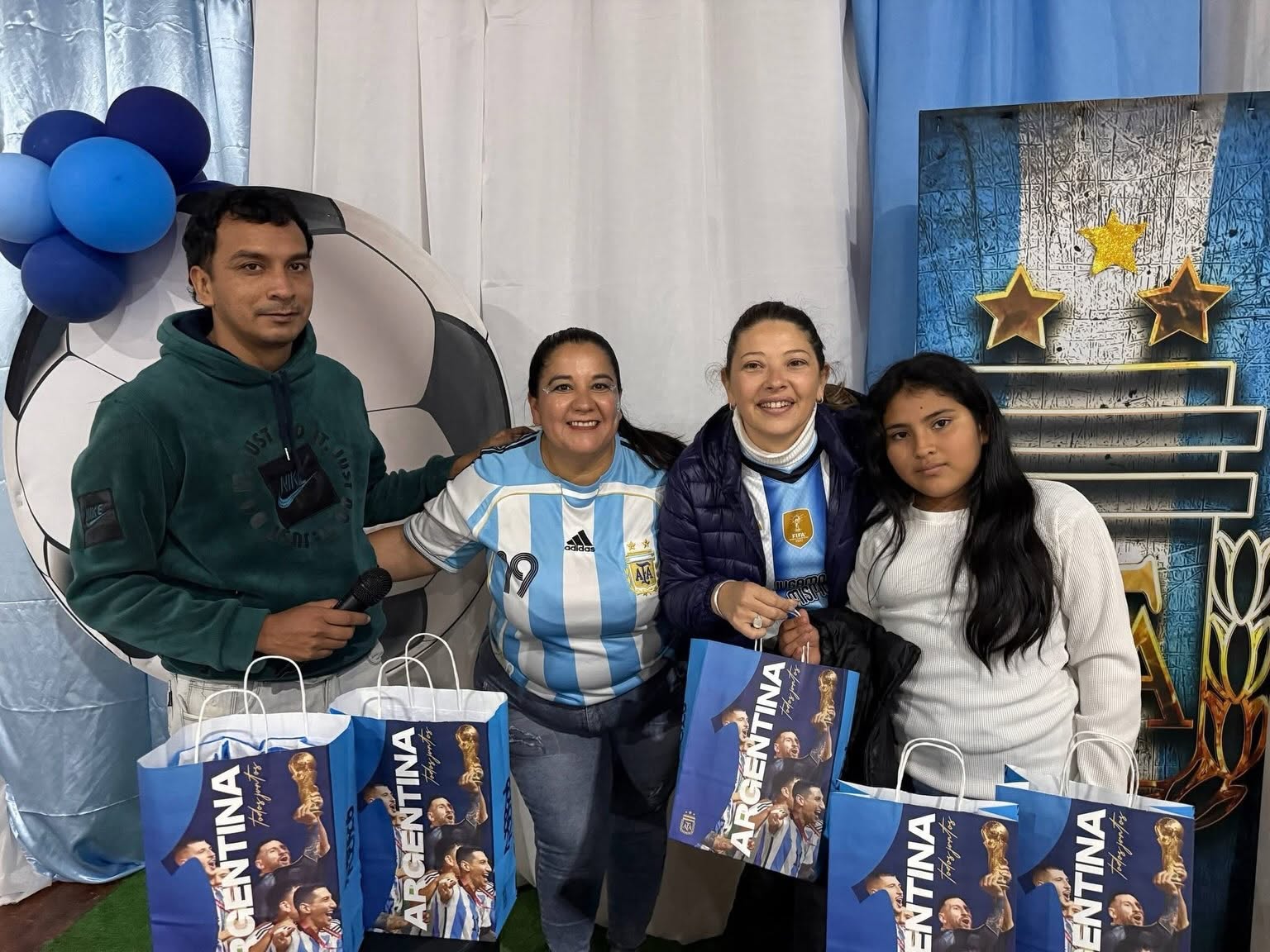 Gancedo lo dio todo alentando a la Selección Argentina en cada partido, y la final no fue la excepción. 🇦🇷