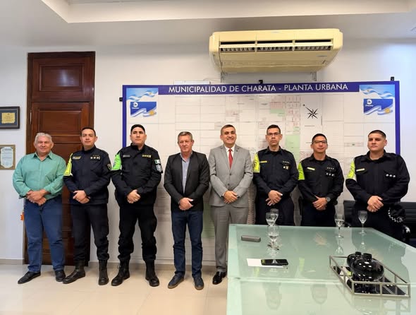 PRESENTACION DE NUEVAS AUTORIDADES POLICIALES EN CHARATA👮‍♂️
