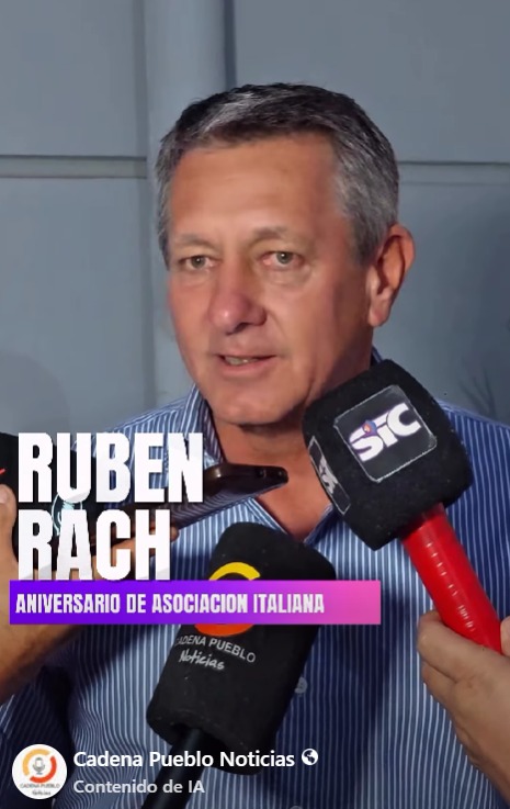 CHARATA-EL INTENDENTE RACH ACOMPAÑO LOS FESTEJOS POR EL 97 ANIVERSARIO DE ASOCIACION ITALIANA