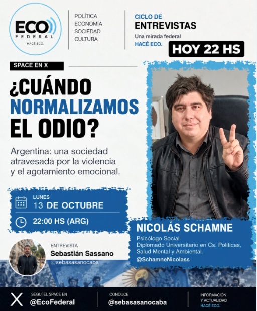 Discursos de odio y violencia digital: el impacto de la frustración social en la convivencia argentina
