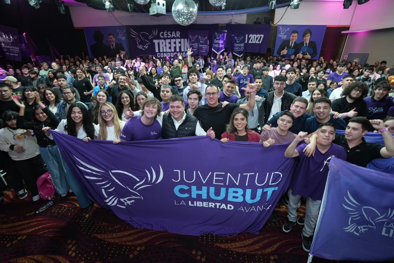 Multitudinario Congreso de la Juventud de La Libertad Avanza en Chubut