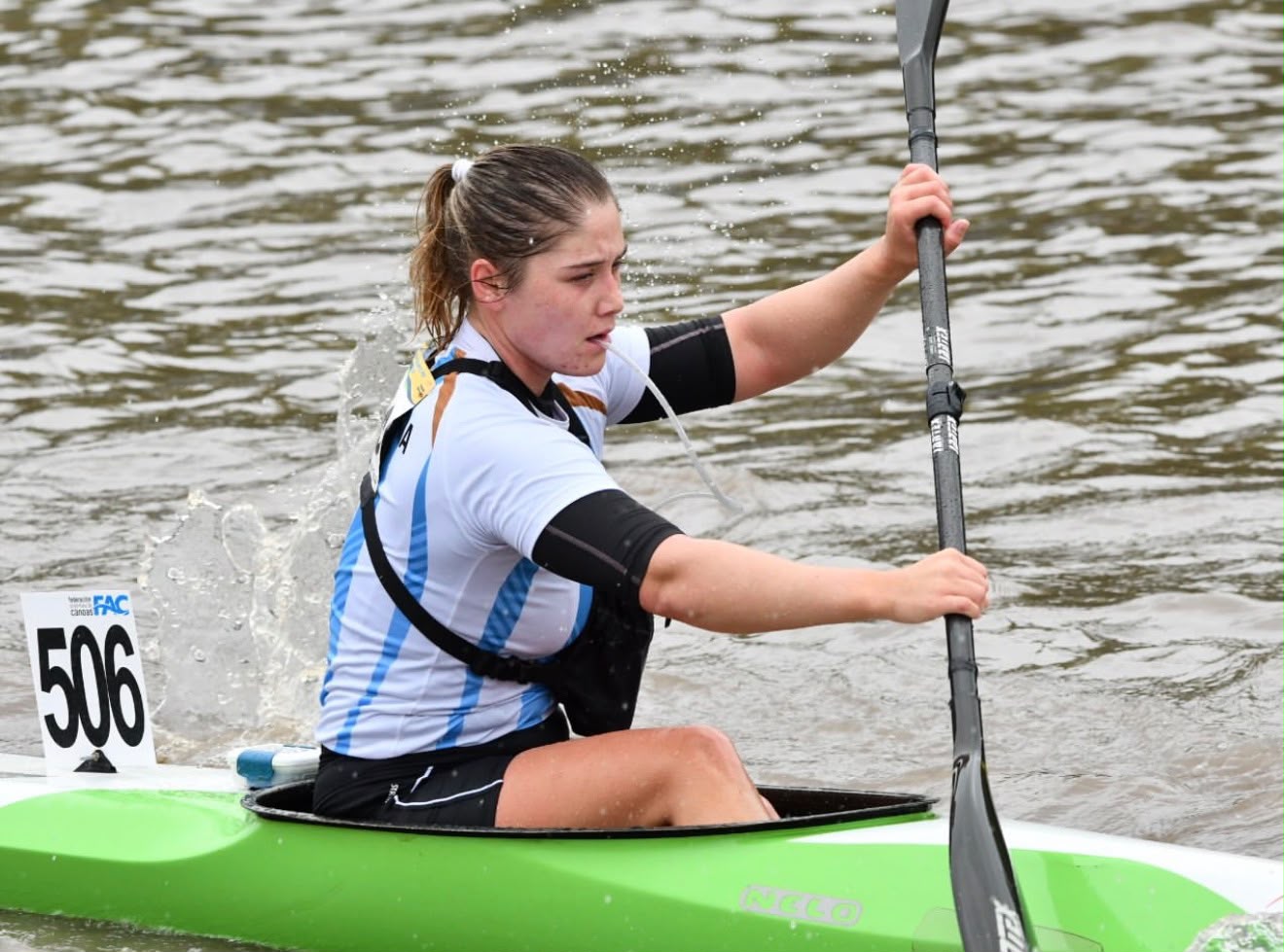 Oro para Chubut: Candela Velázquez se coronó campeona panamericana en el Mundial de Canotaje