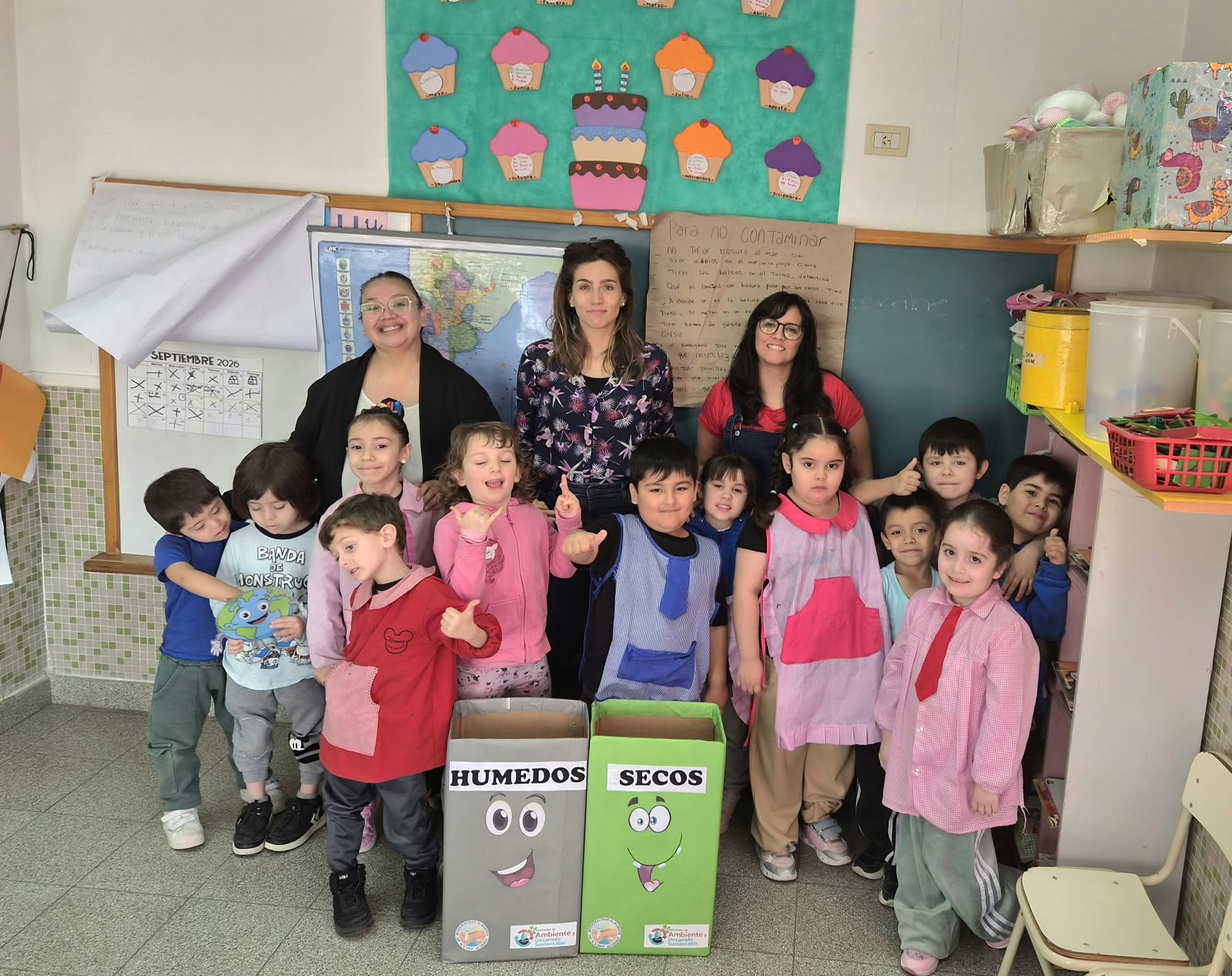 Niños del Jardín N.º 459 participaron de una jornada sobre separación de residuos