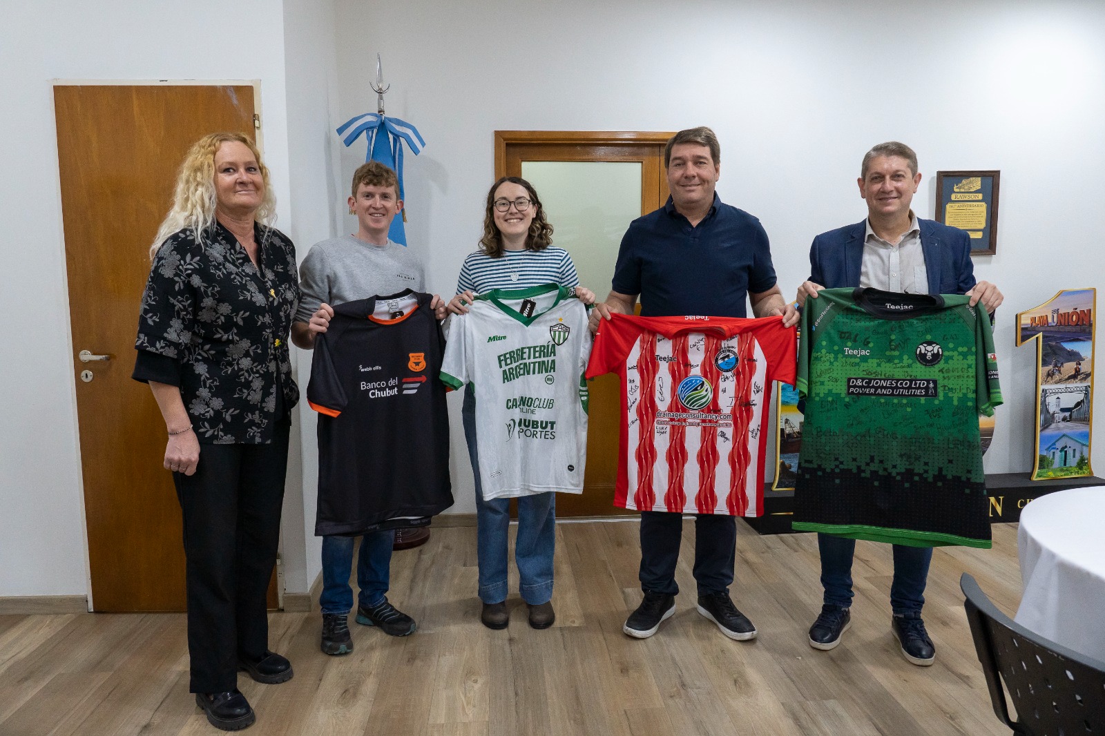 La undécima becaria de Blaenau Ffestiniog llegó a Rawson para estudiar agricultura y lengua galesa