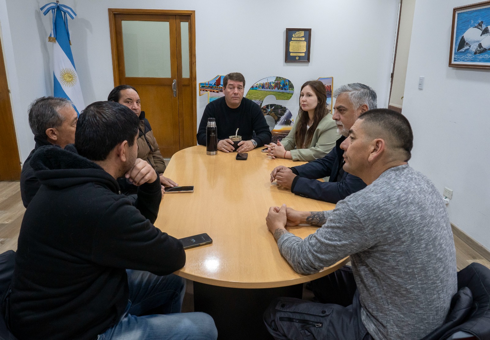 Municipio de Rawson y gremios acordaron iniciar el miércoles paritarias para el cierre del año