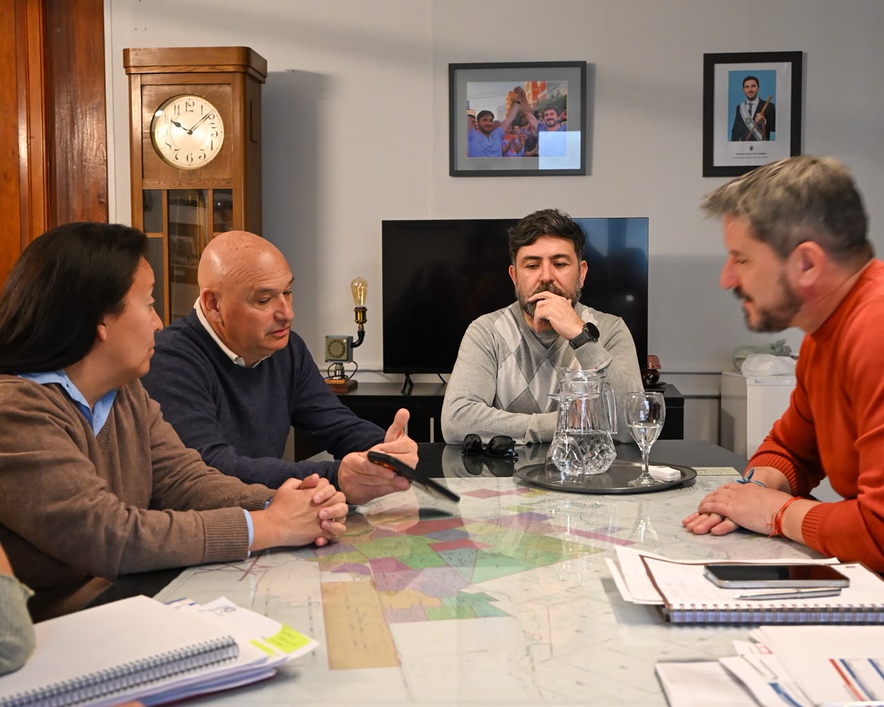 Merino recibió a Kresteff para avanzar con acciones productivas e inversiones para Trelew