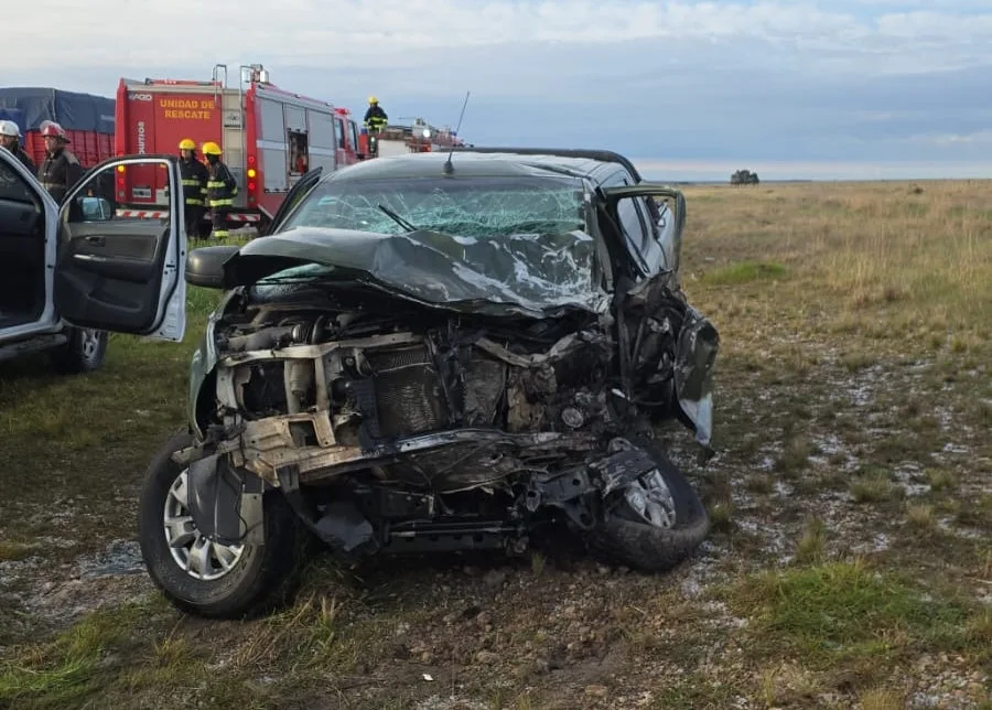 Accidente en Ruta 33: tres integrantes del Ejército fueron trasladados al Hospital de Tornquist