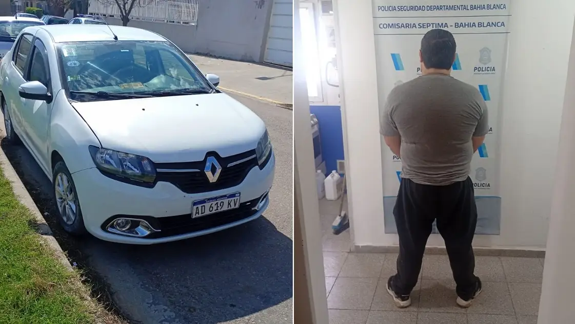 Capturan a un guardacárcel de la Unidad 4 de Villa Floresta circulando por el Parque de Mayo con un auto buscado en el Conurbano