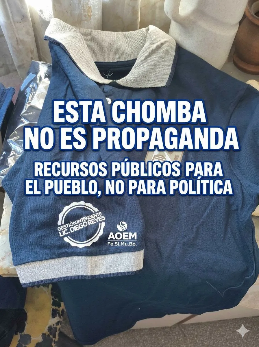 Polémica en Puan: cuestionan al intendente por entregar ropa municipal con su nombre estampado