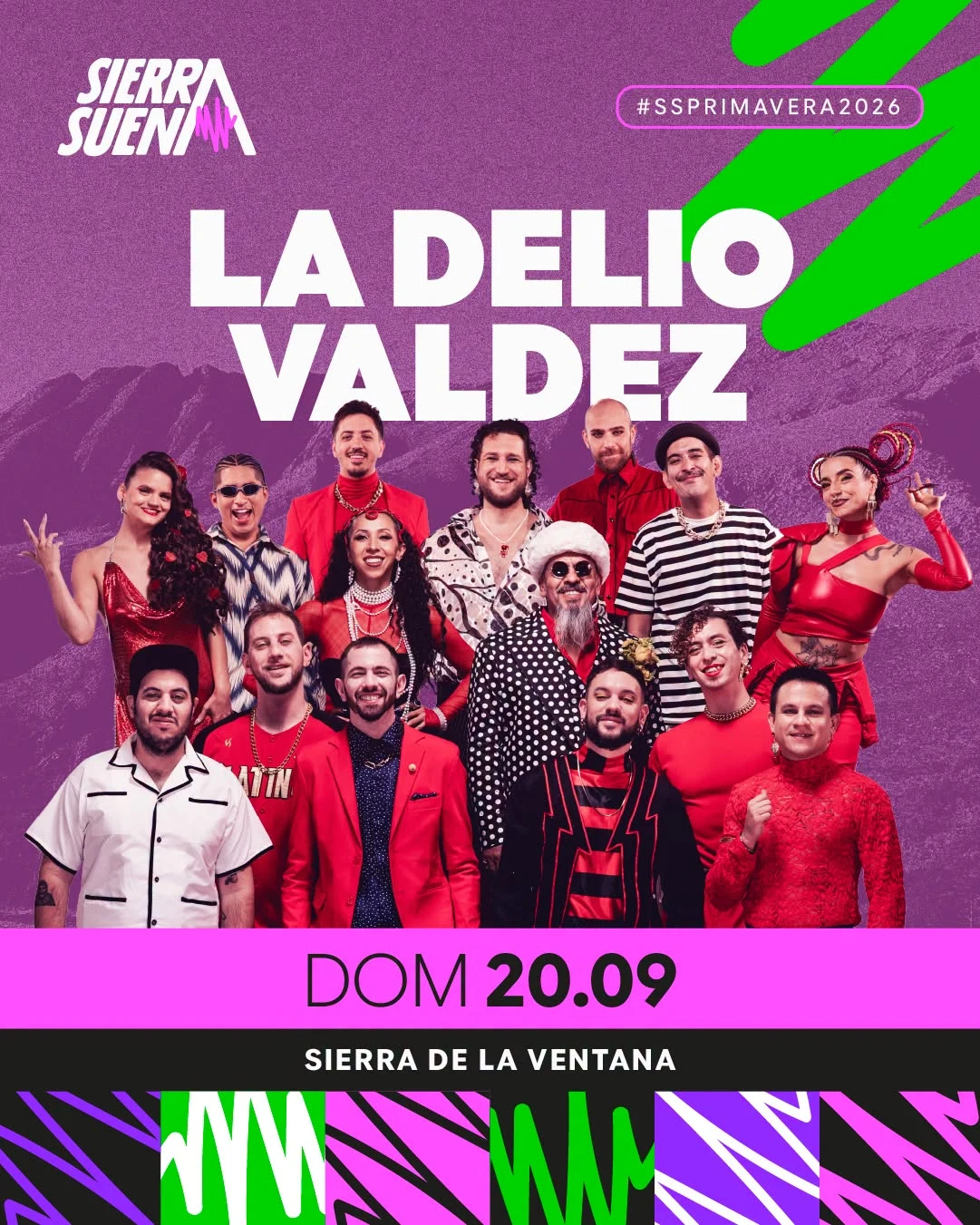 Sierra de la Ventana celebró el éxito de «Sierrasuena» y se prepara para un cierre estelar con La Delio Valdez