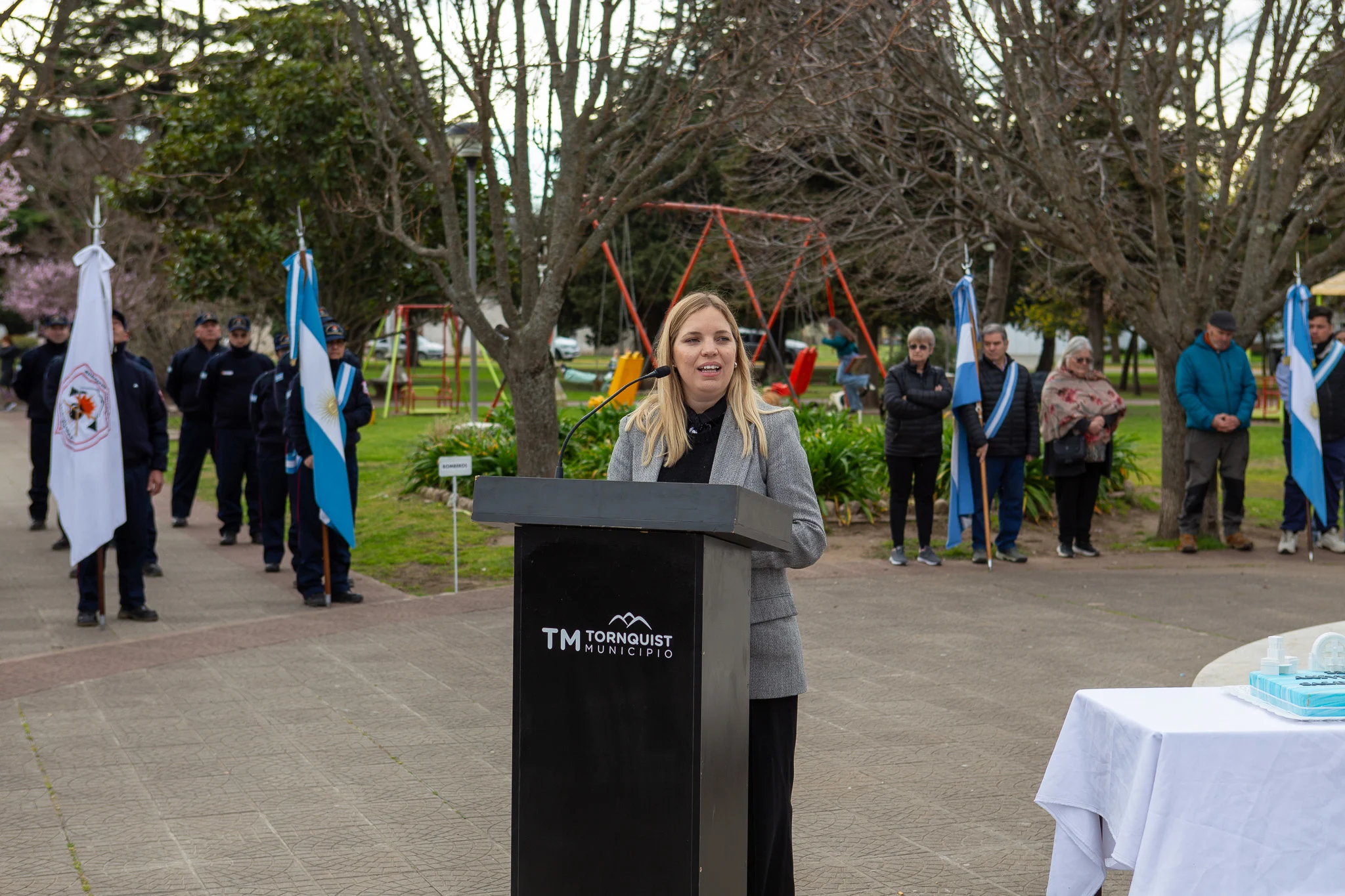 Saldungaray celebró sus 126 años con un emotivo acto junto a toda la comunidad