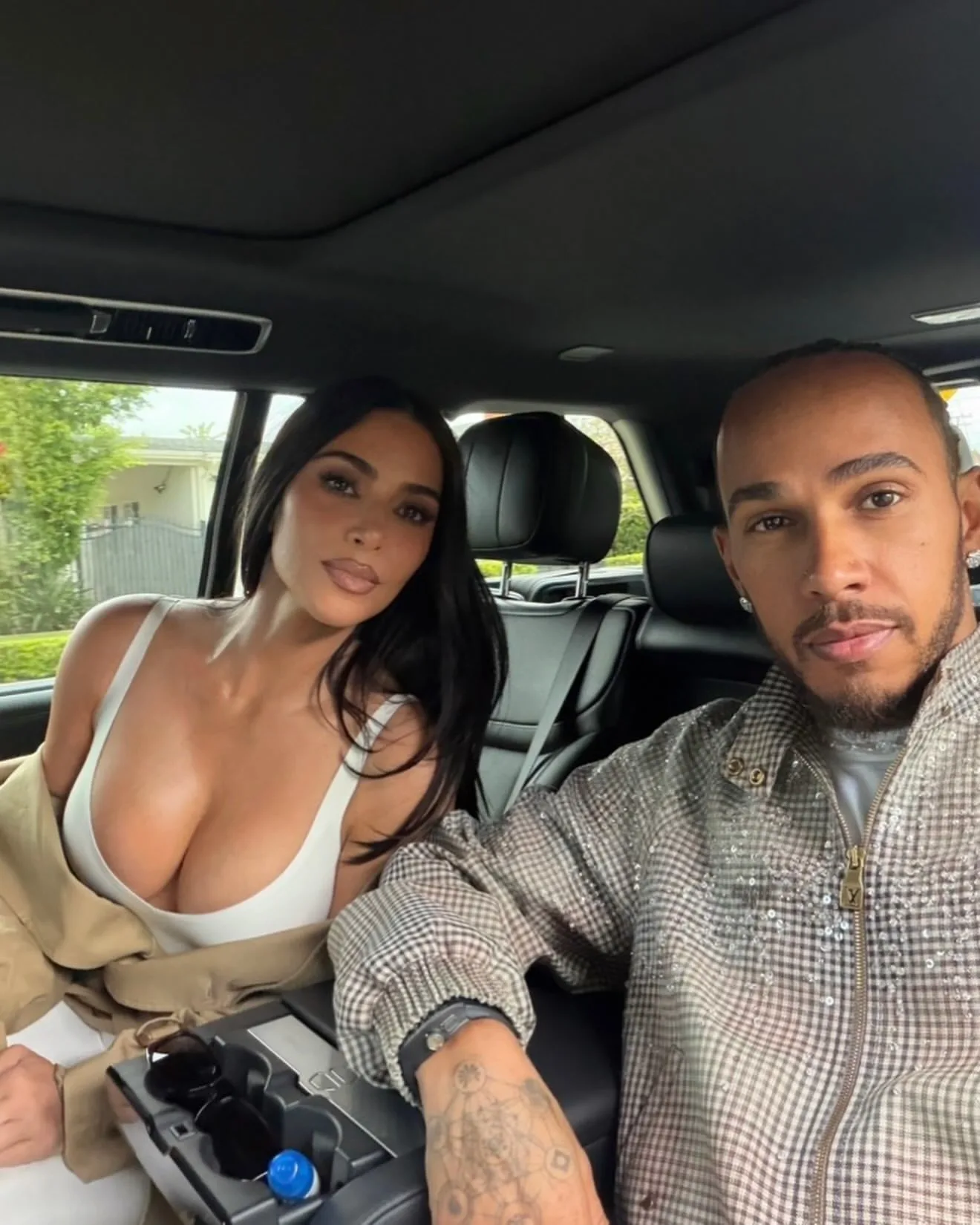 Las fotos de Kim Kardashian y Lewis Hamilton durante el receso de la Fórmula 1: una imagen sorprendió a todos