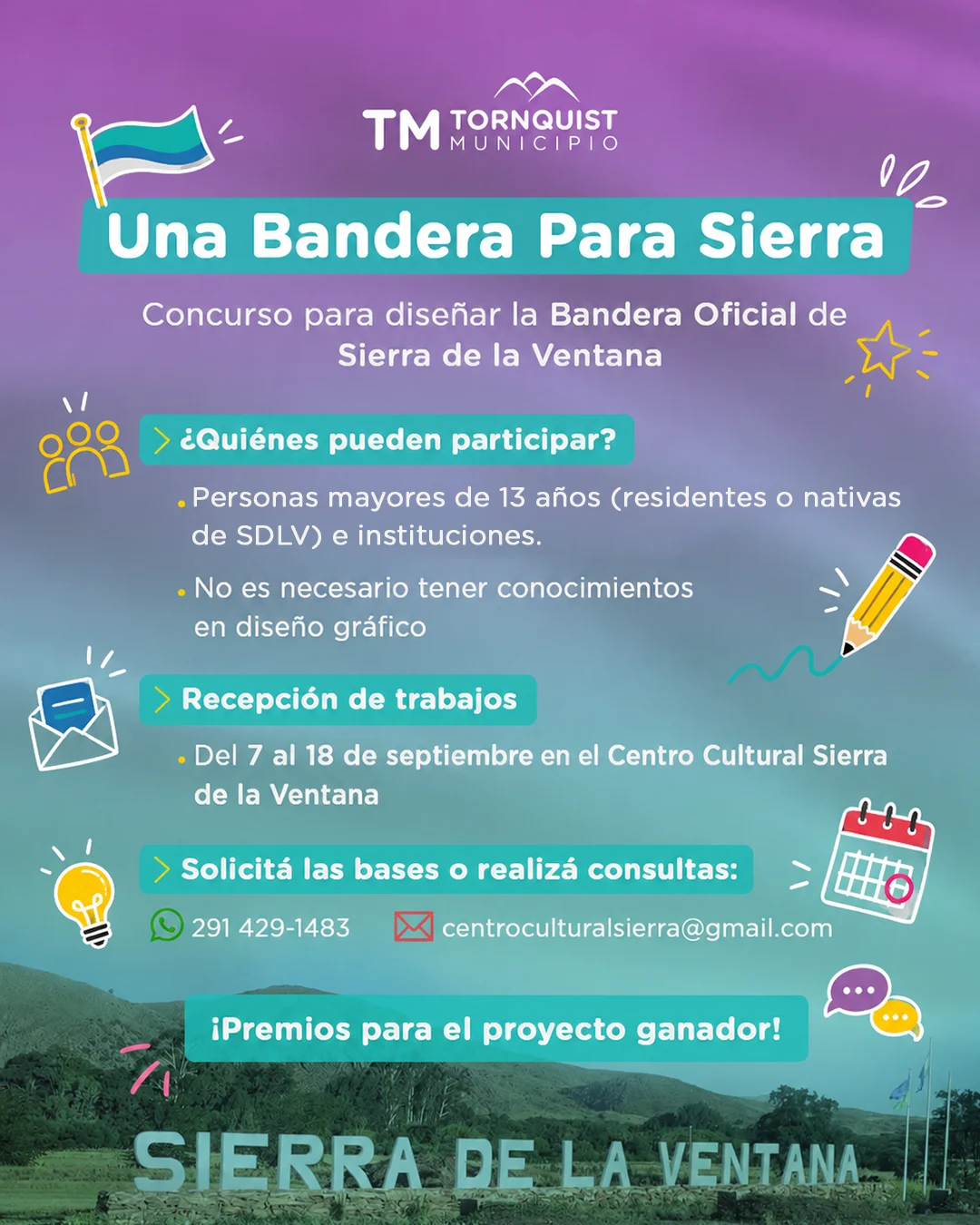 Una Bandera para Sierra: comienza el concurso para elegir el nuevo símbolo de la localidad