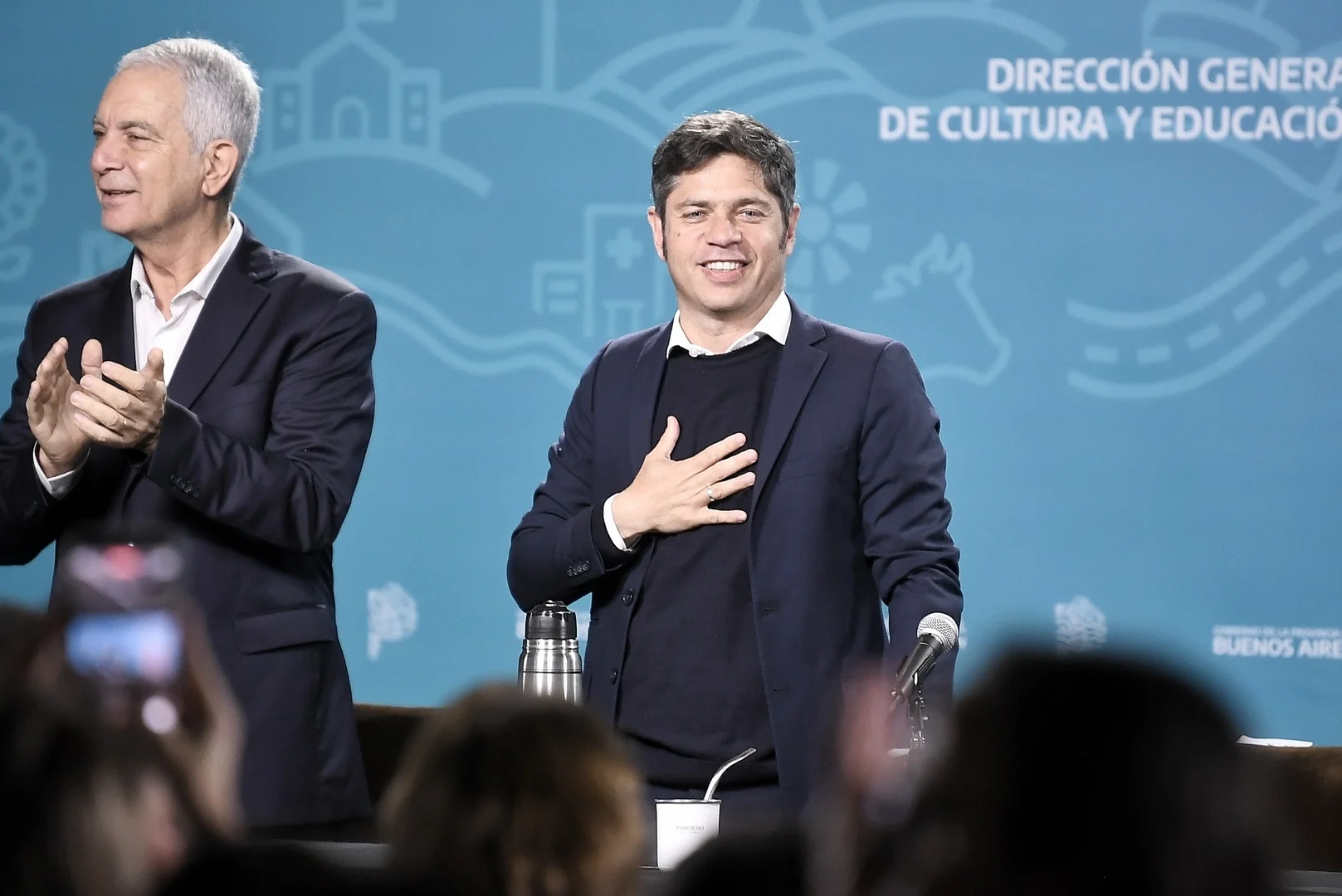 Kicillof defendió la escuela pública y cuestionó las políticas educativas de Milei