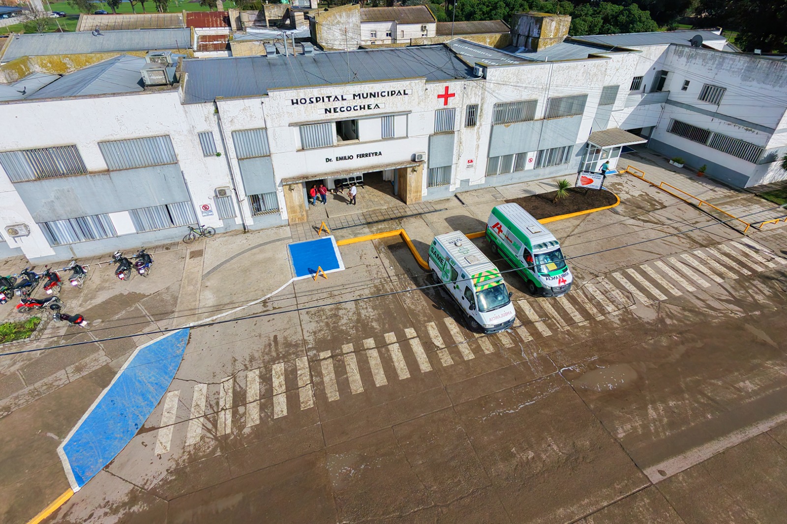 NECOCHEA: Sustanciales mejoras en el ingreso al Hospital para hacerlo más accesible y seguro