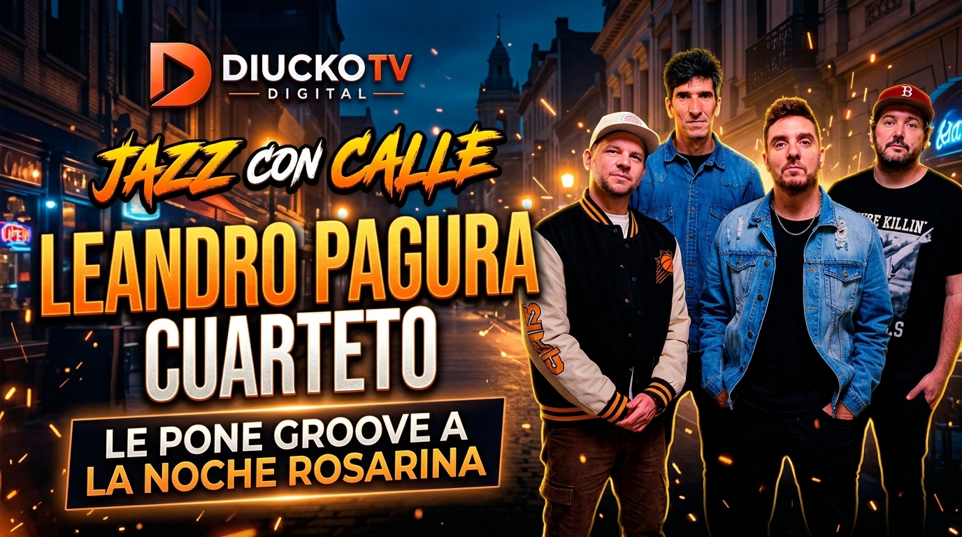 JAZZ CON CALLE: LEANDRO PAGURA CUARTETO LE PONE GROOVE A LA NOCHE ROSARINA