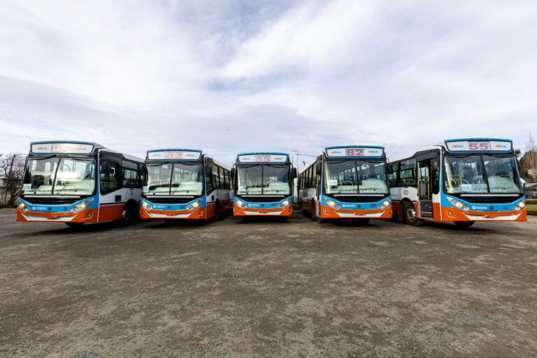 Mi Bus incorporó cinco nuevas unidades 0 km al transporte urbano de Bariloche