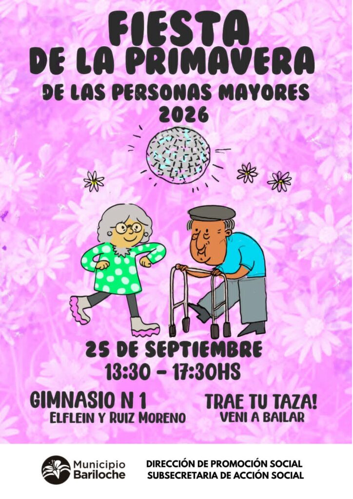 ¡A puro baile y alegría! Se viene la gran Fiesta de la Primavera de las Personas Mayores