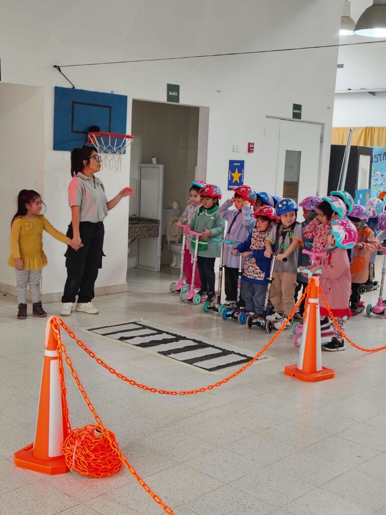 Educación Vial llegó al Jardín 115 con juegos, aprendizaje y prácticas seguras
