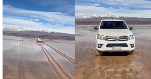 INDIGNANTE: Una Camioneta Causo Daños en Pampa El Leoncito Barreal – Calingasta