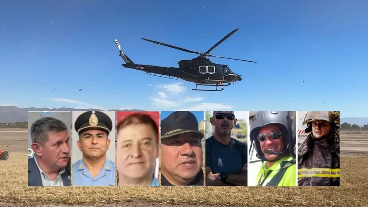 Del servicio público al combate del fuego: quiénes eran las víctimas del accidente aéreo