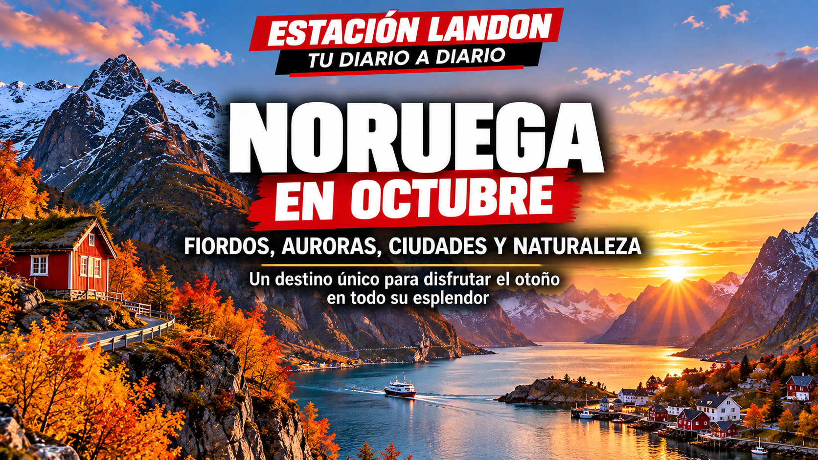 NORUEGA EN OCTUBRE: CUANDO EL OTOÑO SE ENCUENTRA CON LAS AURORAS