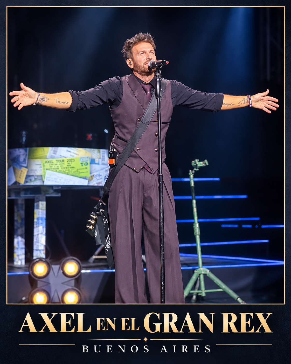 Axel en su 14.º Gran Rex