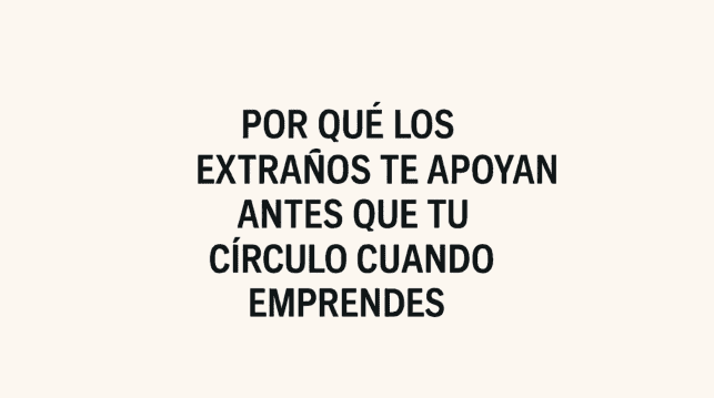 ¿Cómo puede ser que quienes más me conocen sean quienes menos me acompañan?