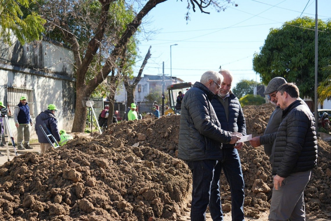 Acciones preventivas por “El Niño”: avanza una importante obra de desagüe en la ciudad