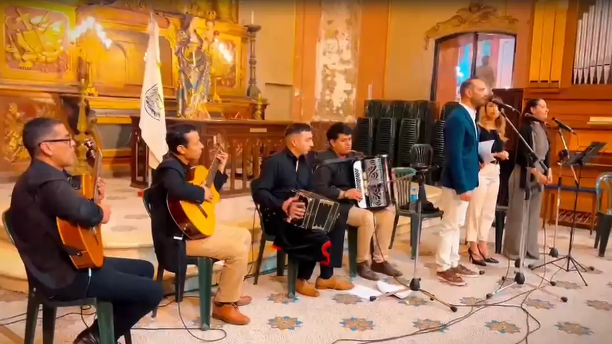 Ayer El chamamé se hizo oír en la Catedral Metropolitana de Buenos Aires